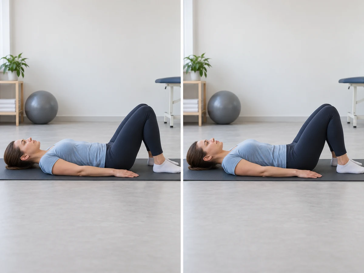 Prikaz vežbe: Blaga aktivacija stomaka uz disanje